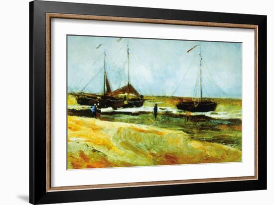 Calm Weather-Vincent van Gogh-Framed Art Print