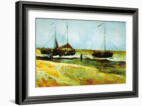 Calm Weather-Vincent van Gogh-Framed Art Print