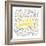 Calm Words I Yellow Gray-Gia Graham-Framed Art Print