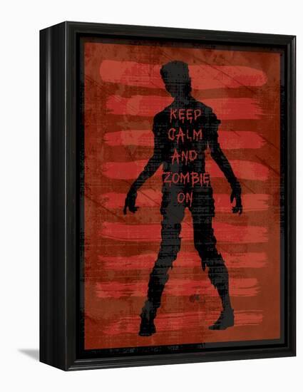 Calm Zombie-Erin Clark-Framed Premier Image Canvas