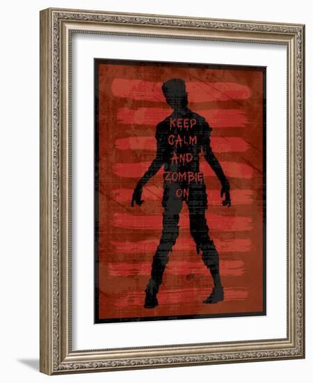 Calm Zombie-Erin Clark-Framed Giclee Print