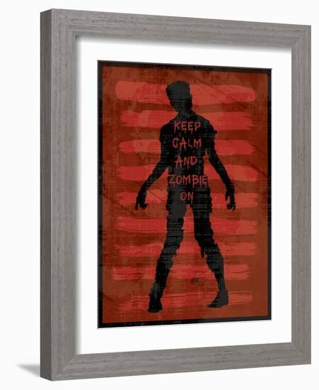 Calm Zombie-Erin Clark-Framed Giclee Print