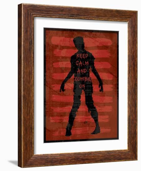 Calm Zombie-Erin Clark-Framed Giclee Print