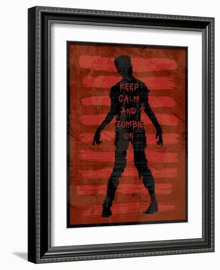 Calm Zombie-Erin Clark-Framed Giclee Print