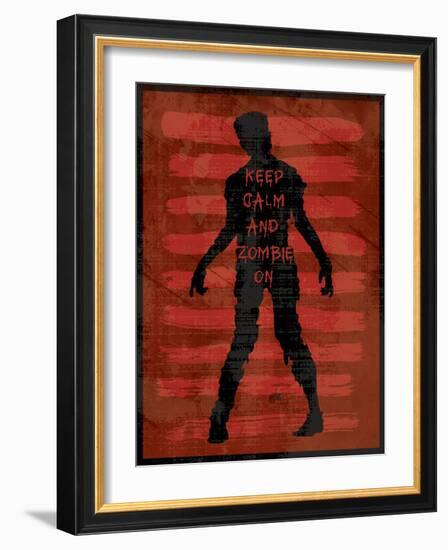 Calm Zombie-Erin Clark-Framed Giclee Print