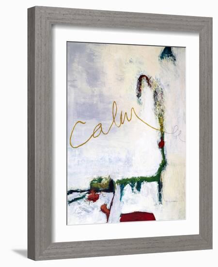 Calm-Hyunah Kim-Framed Art Print