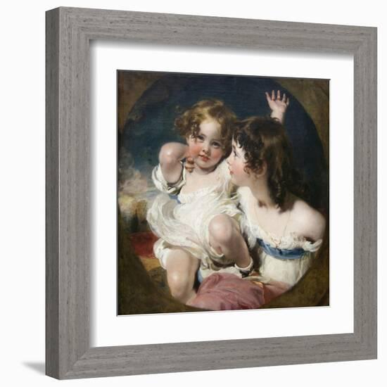 Calmady Children-Thomas Lawrence-Framed Art Print