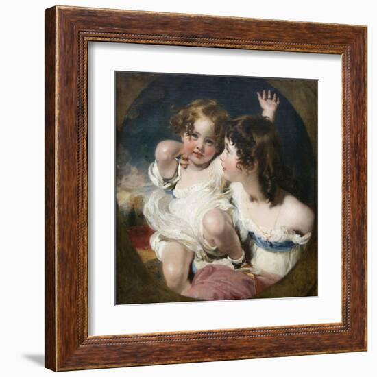 Calmady Children-Thomas Lawrence-Framed Art Print