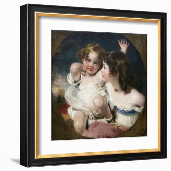 Calmady Children-Thomas Lawrence-Framed Art Print