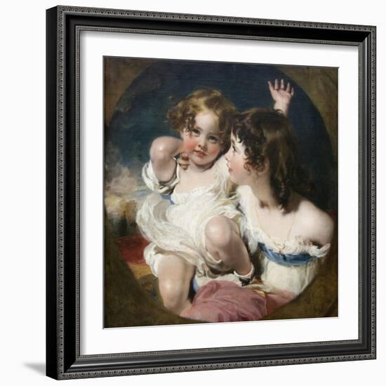 Calmady Children-Thomas Lawrence-Framed Art Print