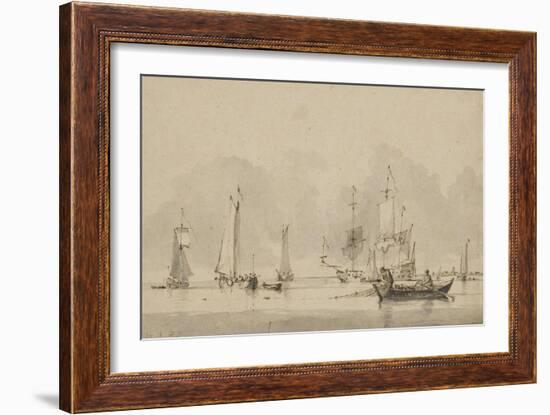 Calme plat-null-Framed Giclee Print