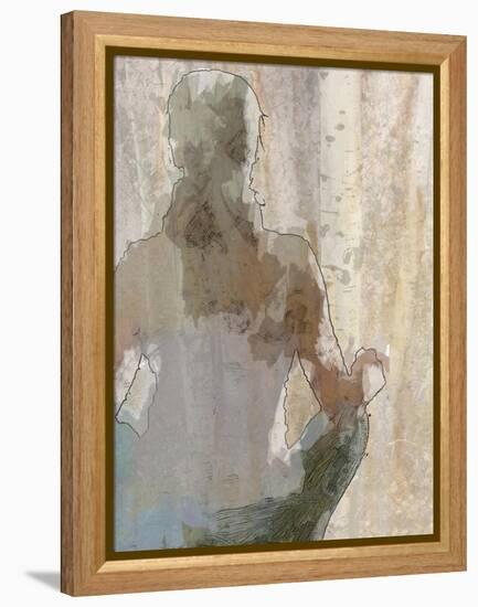 Calming Pose-Taylor Greene-Framed Stretched Canvas