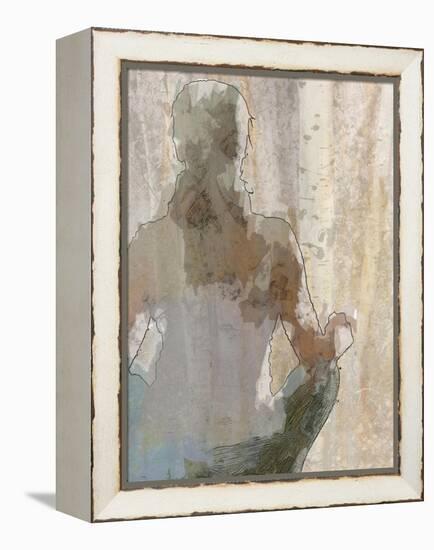 Calming Pose-Taylor Greene-Framed Stretched Canvas