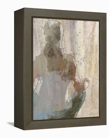 Calming Pose-Taylor Greene-Framed Stretched Canvas