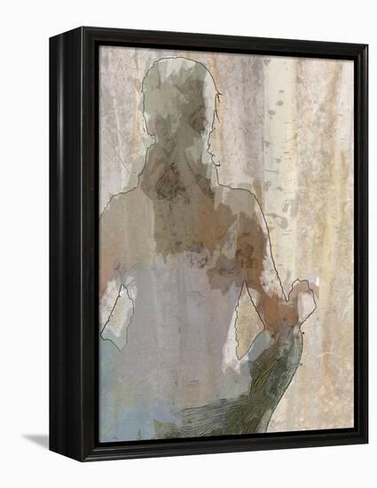 Calming Pose-Taylor Greene-Framed Stretched Canvas