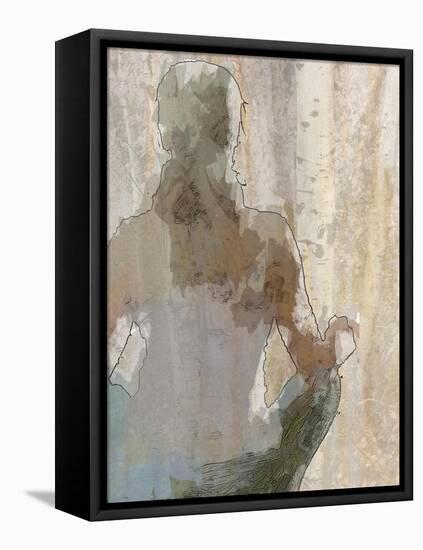 Calming Pose-Taylor Greene-Framed Stretched Canvas