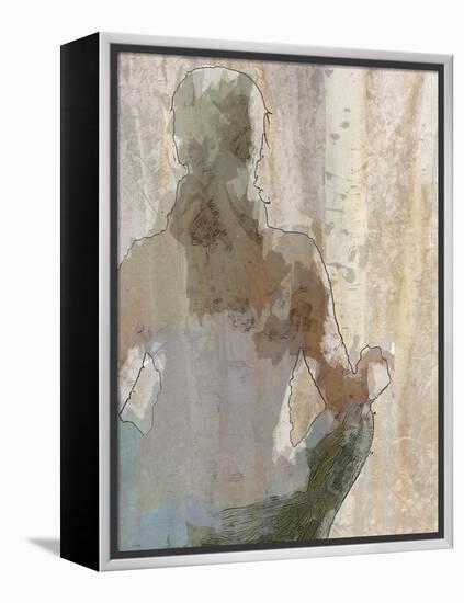 Calming Pose-Taylor Greene-Framed Stretched Canvas