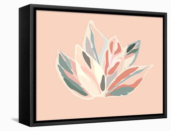 Calming Tropical Botanicals 7-null-Framed Stretched Canvas