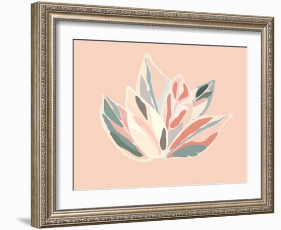 Calming Tropical Botanicals 7-null-Framed Art Print