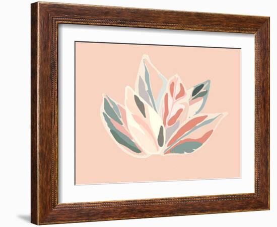 Calming Tropical Botanicals 7-null-Framed Art Print