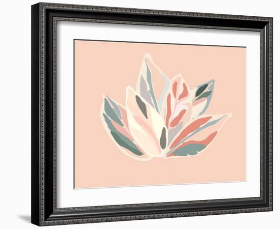 Calming Tropical Botanicals 7-null-Framed Art Print