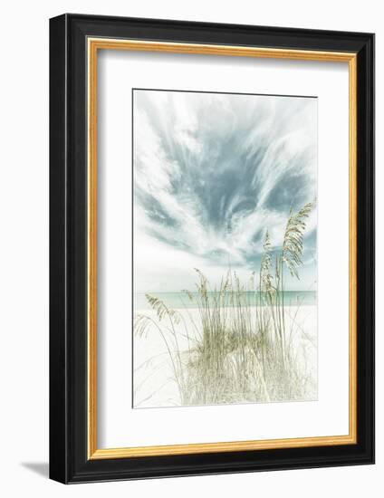 Calmness on the Beach-Melanie Viola-Framed Photographic Print