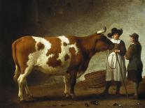 Butcher with a Bull-Calraet Abraham-Giclee Print