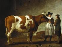 Butcher with a Bull-Calraet Abraham-Giclee Print