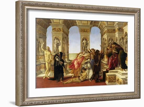 Calumny-Sandro Botticelli-Framed Giclee Print