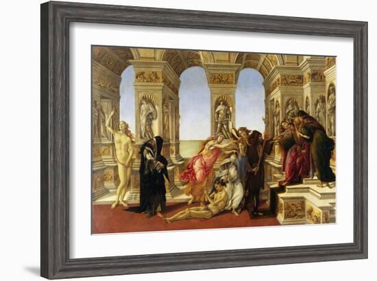 Calumny-Sandro Botticelli-Framed Giclee Print