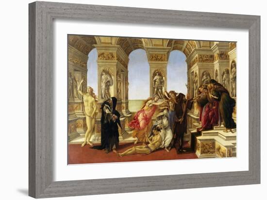 Calumny-Sandro Botticelli-Framed Giclee Print