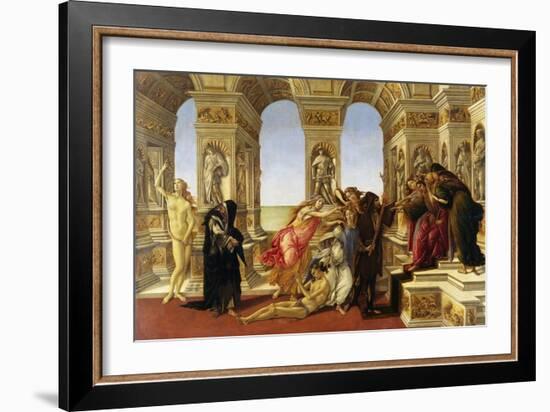 Calumny-Sandro Botticelli-Framed Giclee Print