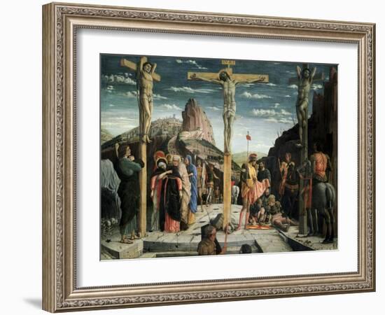 Calvary, c.1457-60-Andrea Mantegna-Framed Giclee Print