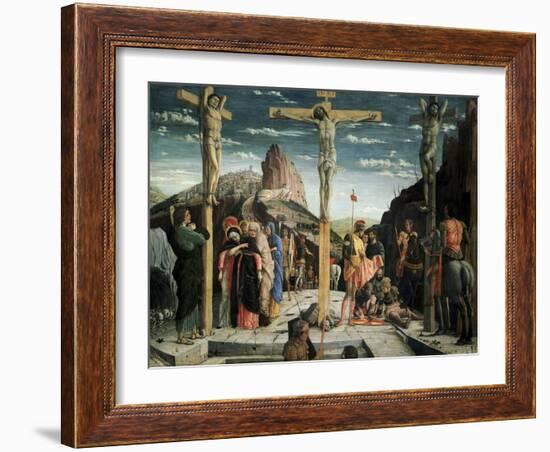 Calvary, c.1457-60-Andrea Mantegna-Framed Giclee Print