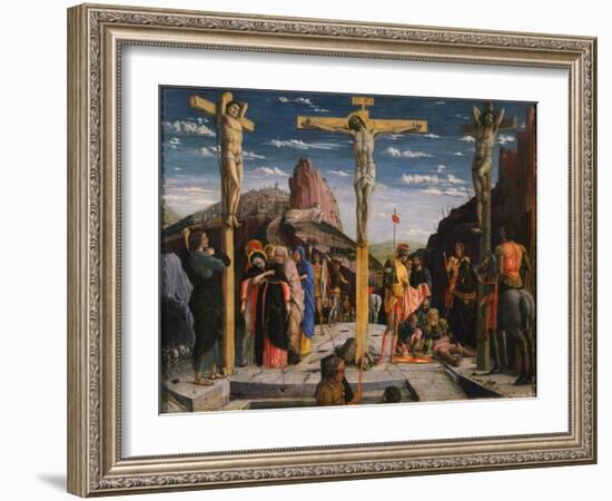 Calvary, Christ on the Cross-Andrea Mantegna-Framed Giclee Print