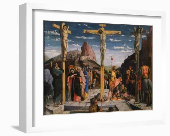 Calvary, Christ on the Cross-Andrea Mantegna-Framed Giclee Print