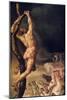 Calvary, Detail from Left Side Panel, 1545-1550-Maerten van Heemskerck-Mounted Giclee Print