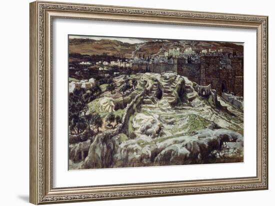 Calvary from the Walls of Herod's Palace-James Jacques Joseph Tissot-Framed Giclee Print