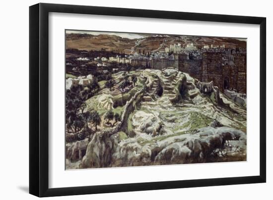 Calvary from the Walls of Herod's Palace-James Jacques Joseph Tissot-Framed Giclee Print