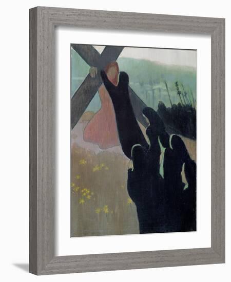 Calvary Or, the Road to Calvary, 1889-Maurice Denis-Framed Giclee Print