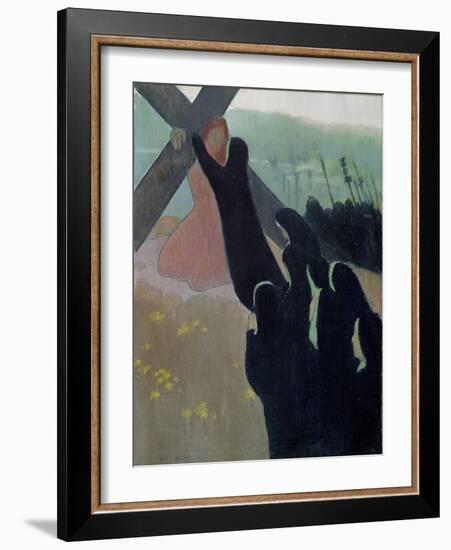 Calvary Or, the Road to Calvary, 1889-Maurice Denis-Framed Giclee Print