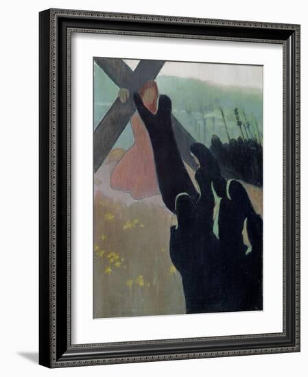 Calvary Or, the Road to Calvary, 1889-Maurice Denis-Framed Giclee Print