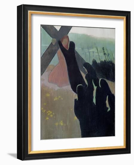 Calvary Or, the Road to Calvary, 1889-Maurice Denis-Framed Giclee Print