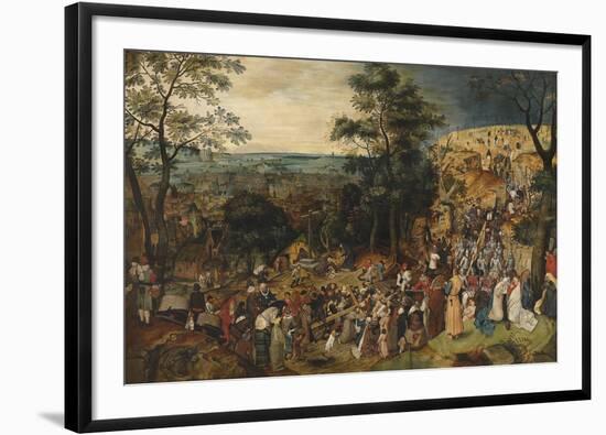 Calvary-Pieter Brueghel the Younger-Framed Giclee Print