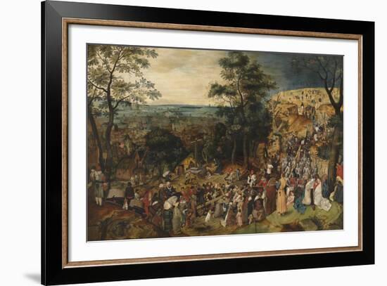 Calvary-Pieter Brueghel the Younger-Framed Giclee Print