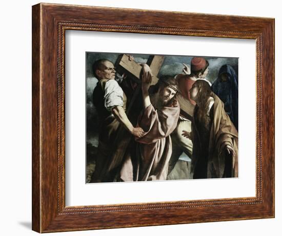 Calvary-Caravaggio-Framed Giclee Print