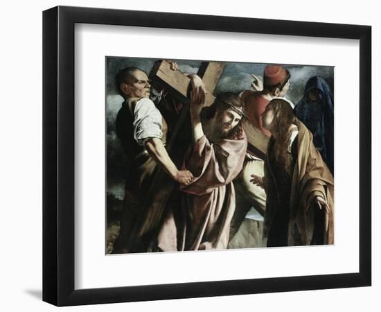 Calvary-Caravaggio-Framed Giclee Print