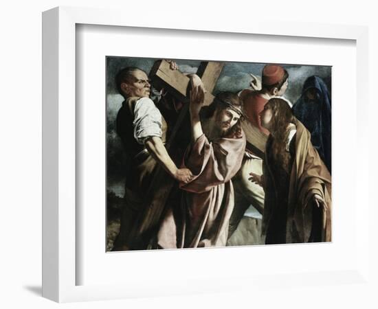 Calvary-Caravaggio-Framed Giclee Print