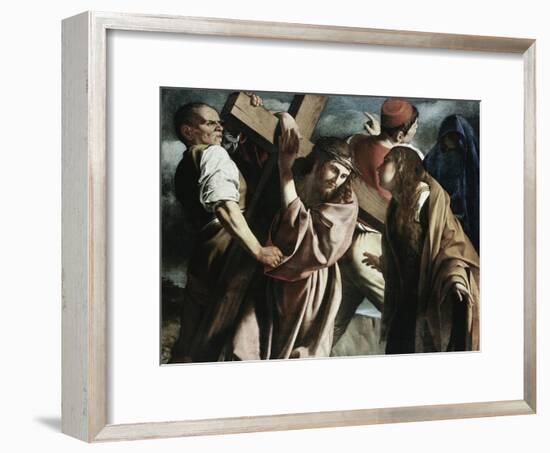 Calvary-Caravaggio-Framed Giclee Print