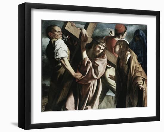 Calvary-Caravaggio-Framed Giclee Print